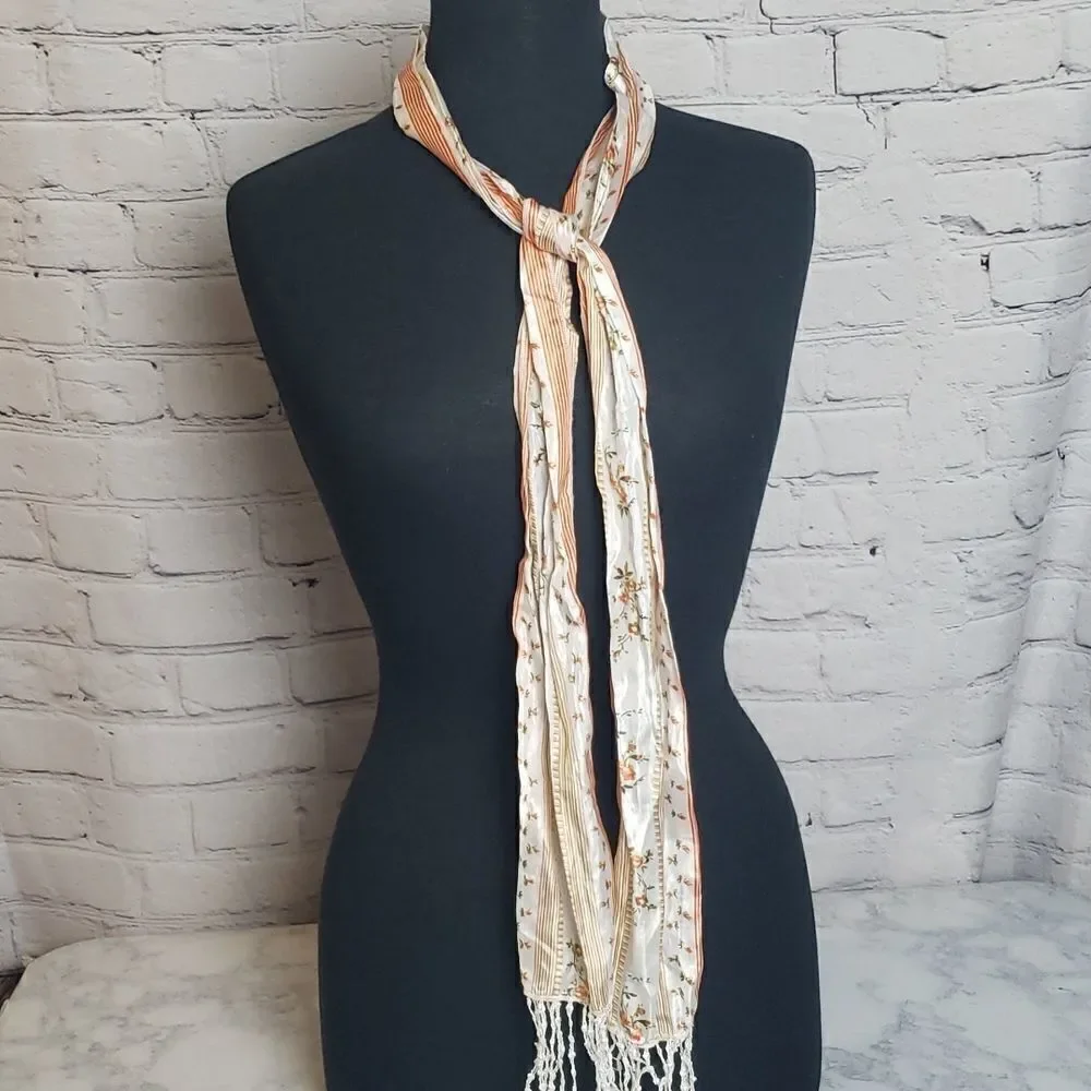 Polyester Floral Scarf‎ - Picture 2 of 6
